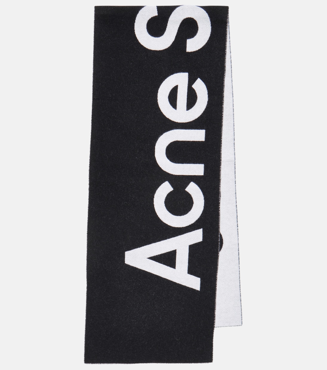 Жаккардовый шарф с логотипом Acne Studios, черный шарф tronty с логотипом acne studios серый