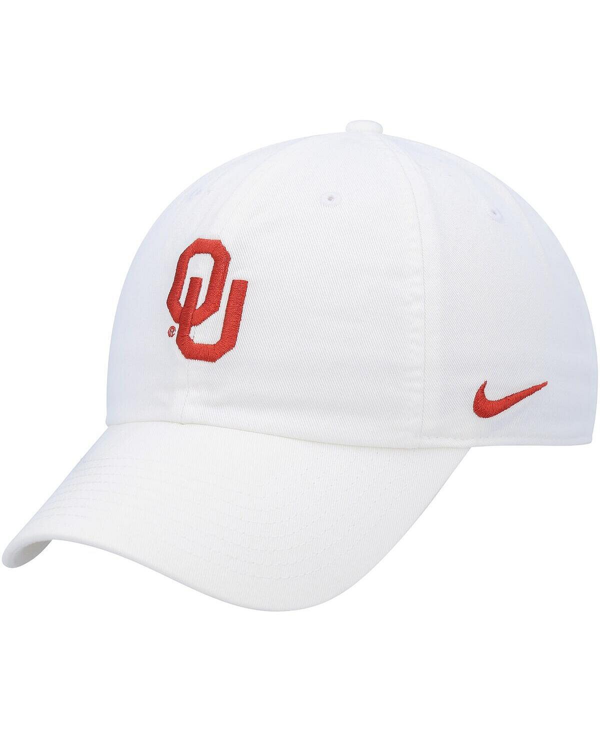

Мужская белая регулируемая кепка с логотипом Oklahoma owners Heritage86 Nike