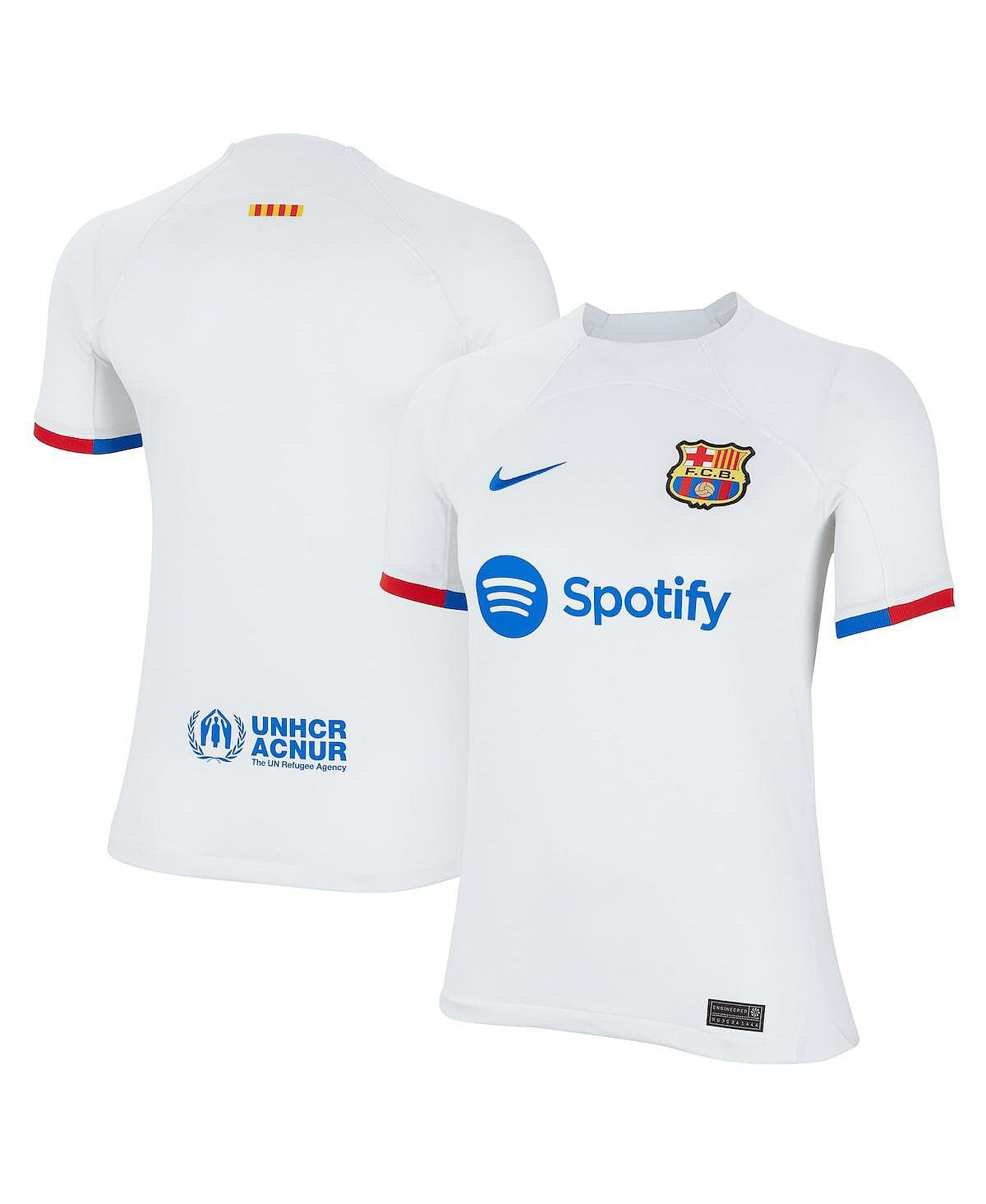 

Белая выездная футболка Big Boys Barcelona 2023/24 Nike