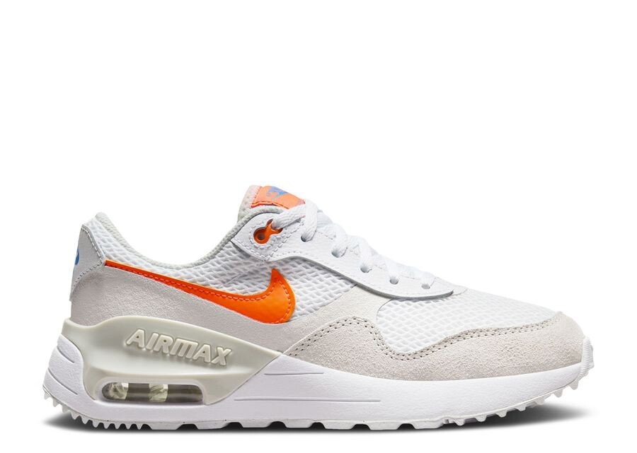 

Кроссовки Nike Air Max Systm Gs 'White Total Orange', белый