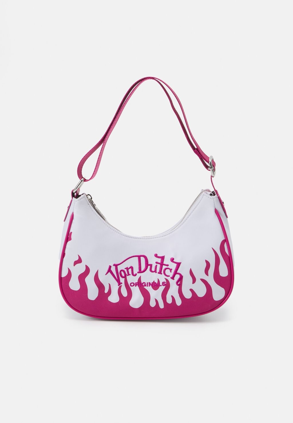 

Сумка AMY FLAMES UNISEX Von Dutch, цвет white/pink