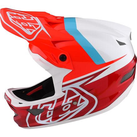 D3 Фиберлитовый шлем Troy Lee Designs, цвет Slant Red