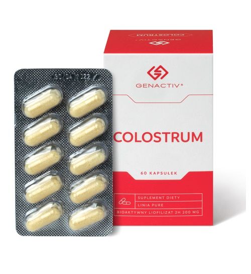 Genactiv Colostrum (Colostrigen) 60 Kapsułek иммуномодулятор, 60 шт.
