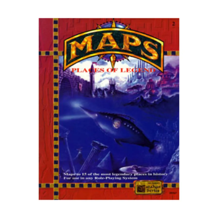 

Maps Book #2 - Places of Legend, Fantasy Supplements (Flying Buffalo), мягкая обложка