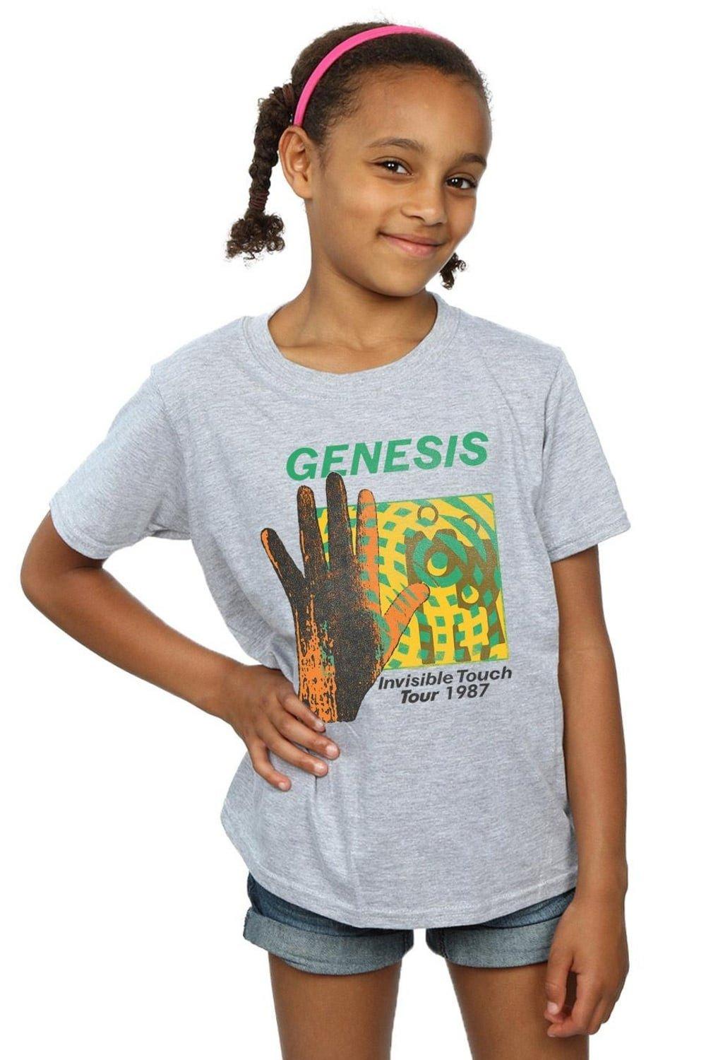 Хлопковая футболка Invisible Touch Tour Genesis, серый