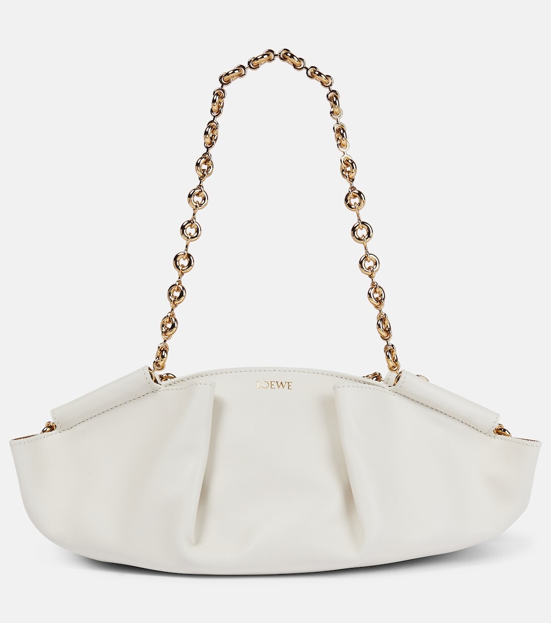 

Маленькая сумка-тоут Paseo из кожи Loewe, белый