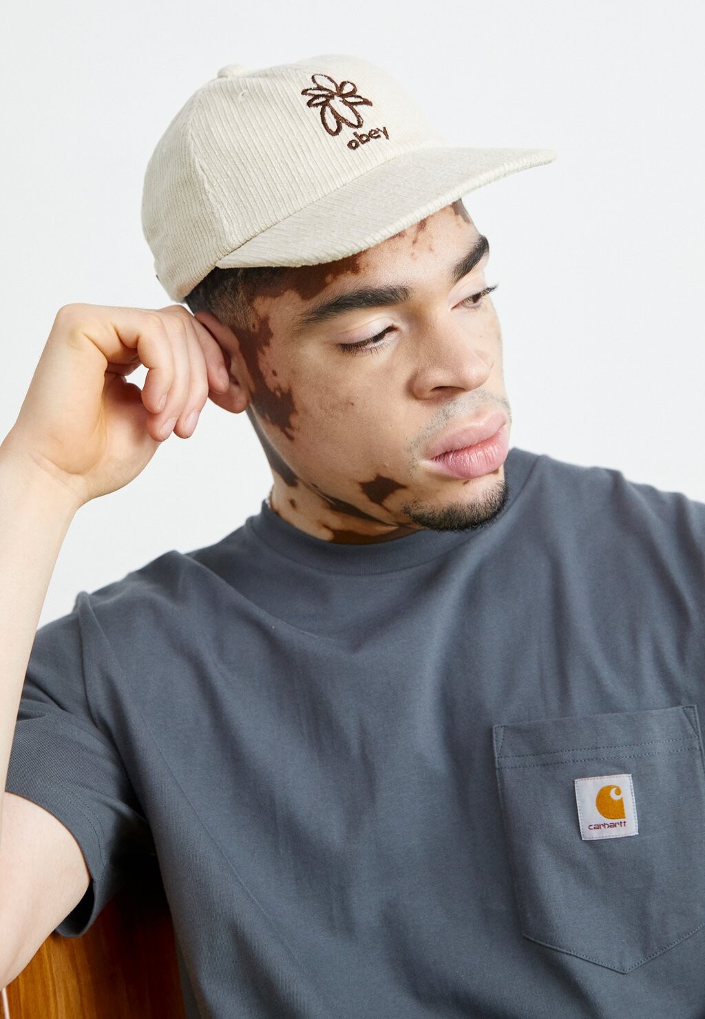 

Кепка ONE TWO UNISEX Obey Clothing, небеленый