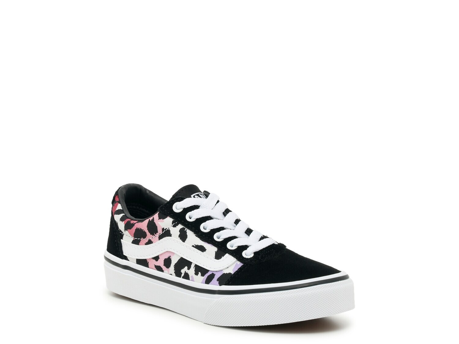 

Кроссовки детские Vans Ward, черный / розовый / фиолетовый