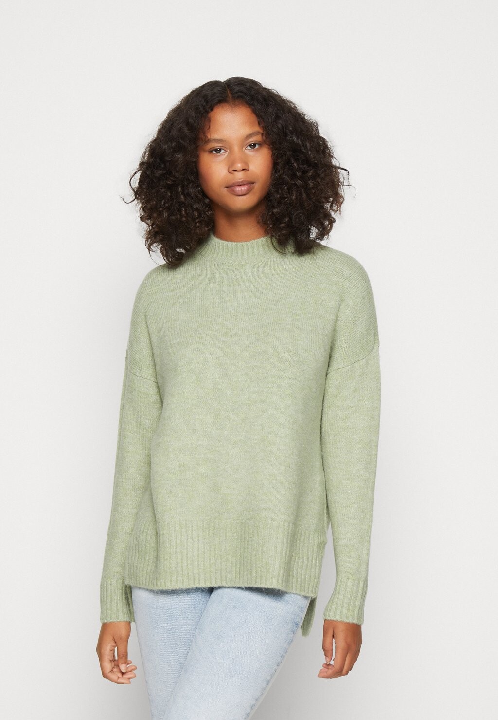 

Джемпер Vero Moda Vmlefile Oversize Boxy, резеда меланж
