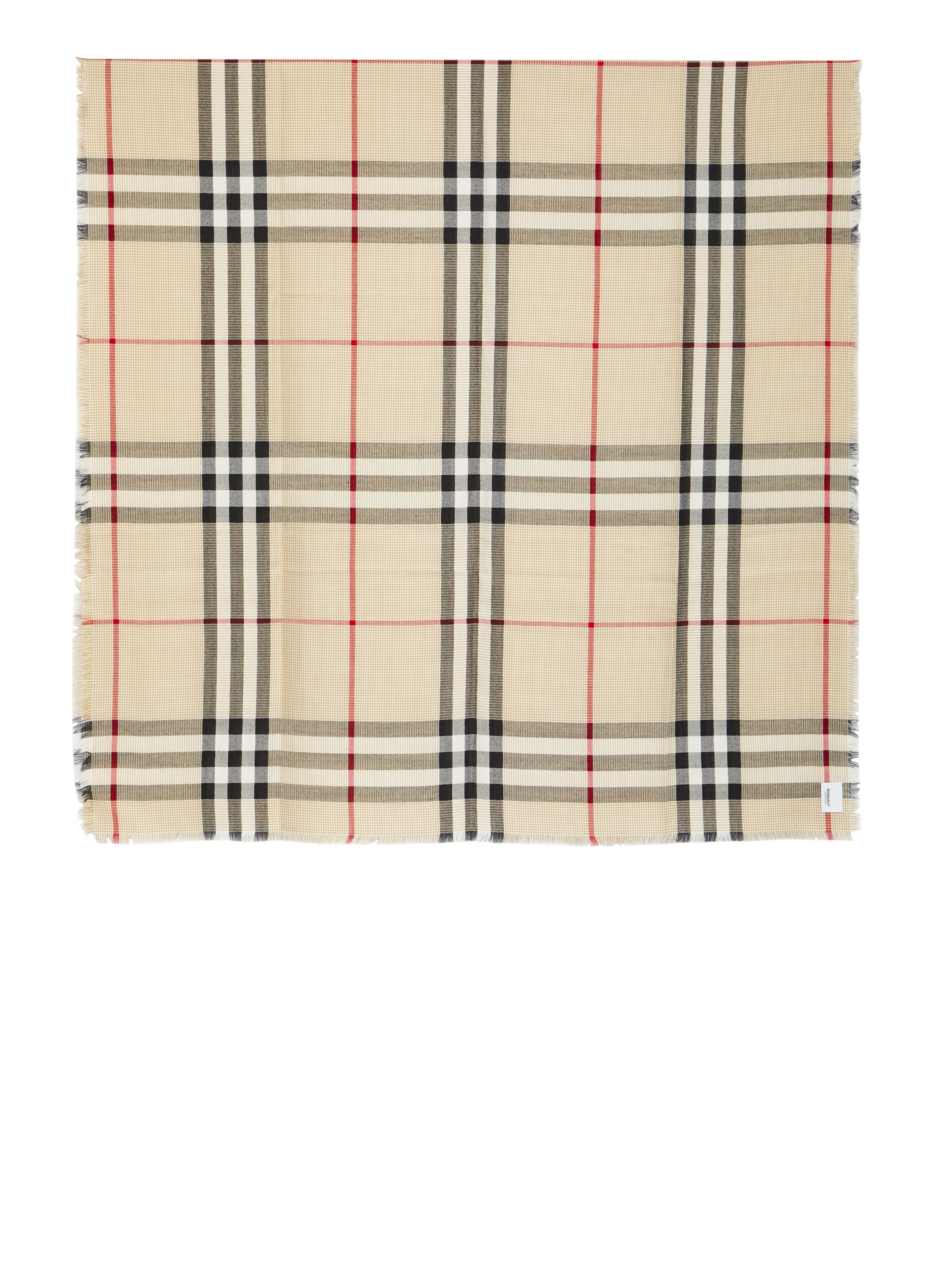 

Шарф Burberry Check motif, бежевый