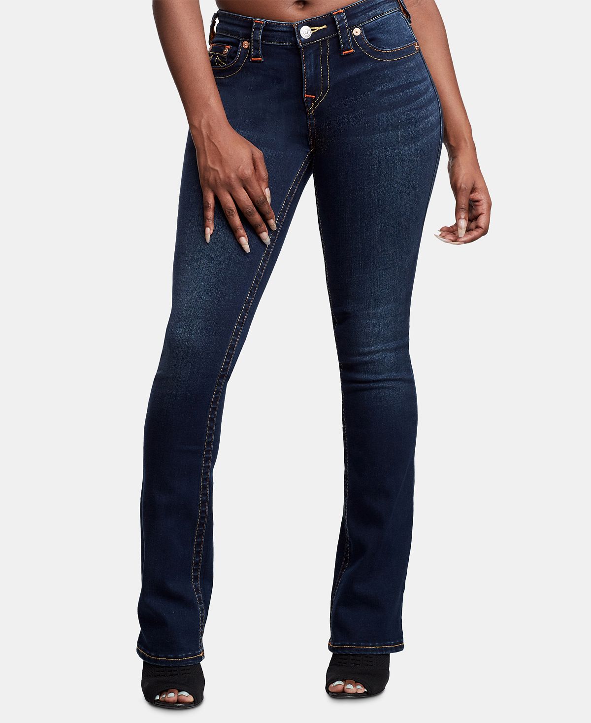 Эластичные прямые джинсы Billie со средней посадкой True Religion soft minimal