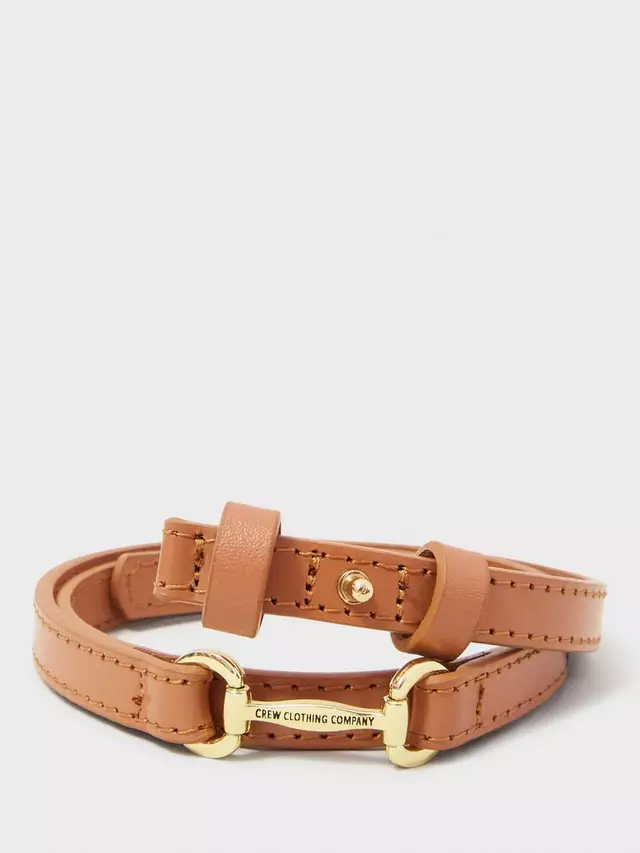 

Ремень Crew Clothing Leather Skinny Snaffle Waist, цвет tan