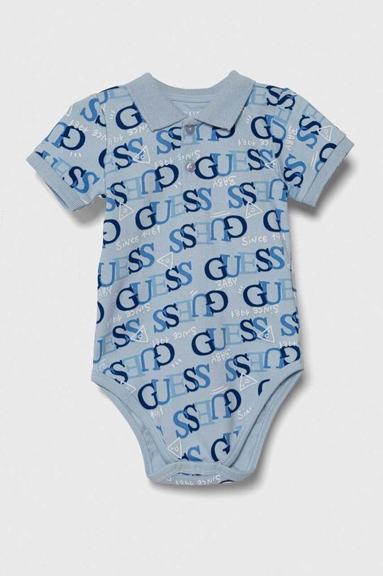 

Хлопковый костюм для новорожденных Guess, синий