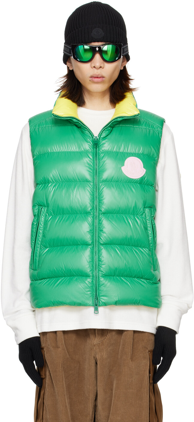 

Зеленый пуховик Parke Moncler