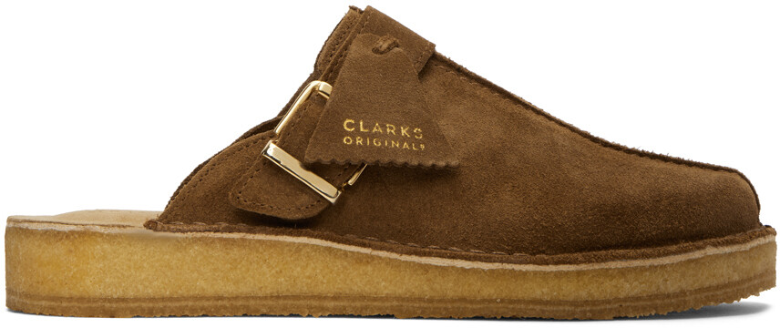 

Светло-коричневые туфли Clarks Originals Trek
