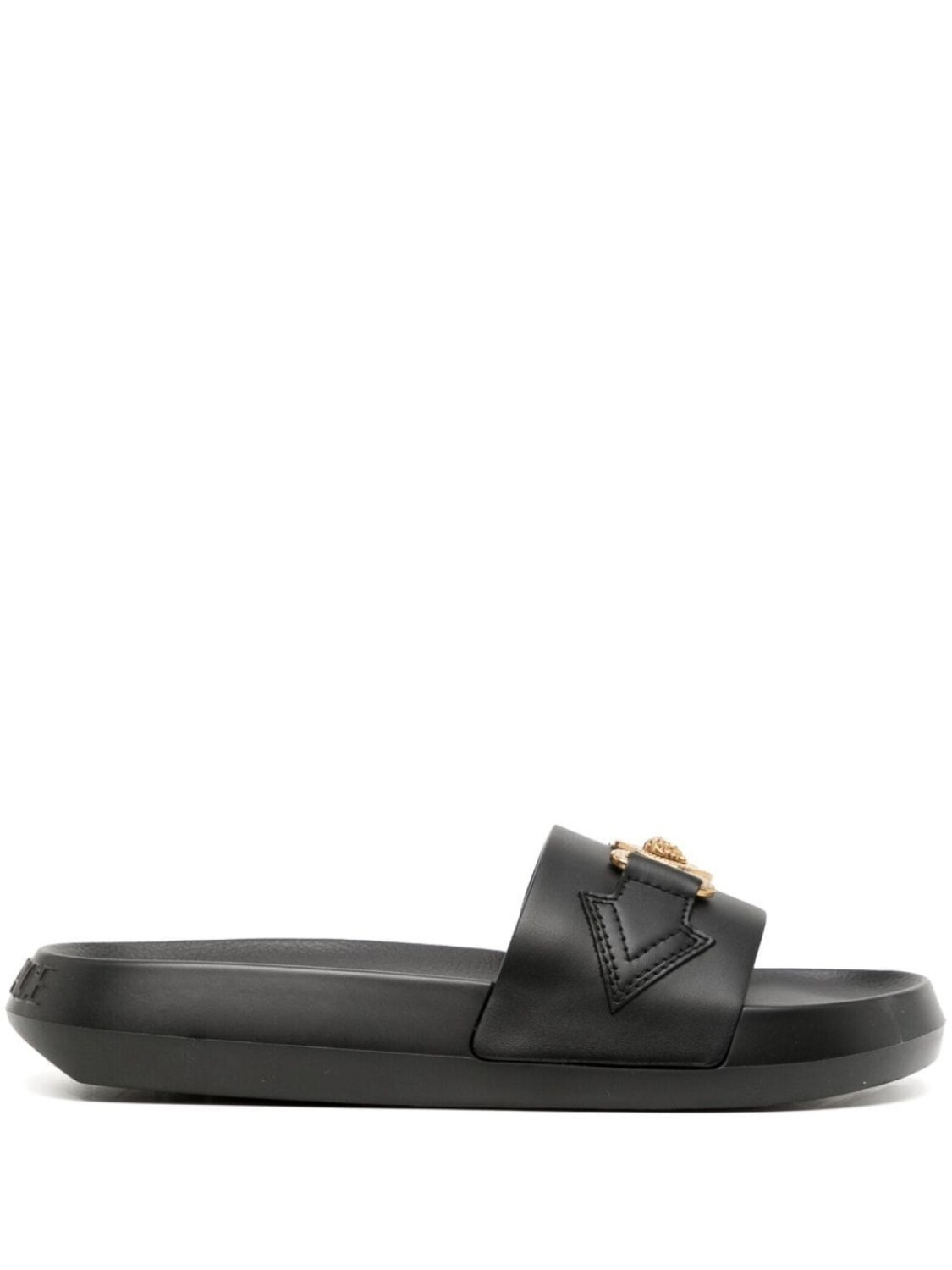 

Versace шлепанцы с декором Medusa, черный