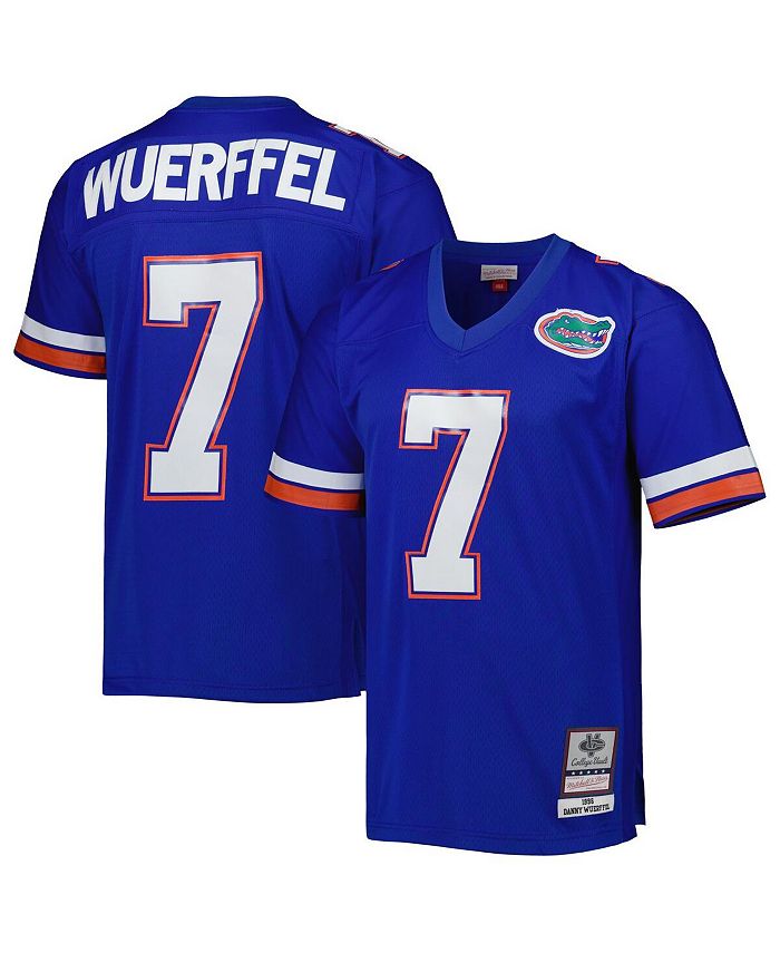 

Мужская майка Дэнни Вюрффеля Royal Florida Gators Legacy Mitchell & Ness, синий