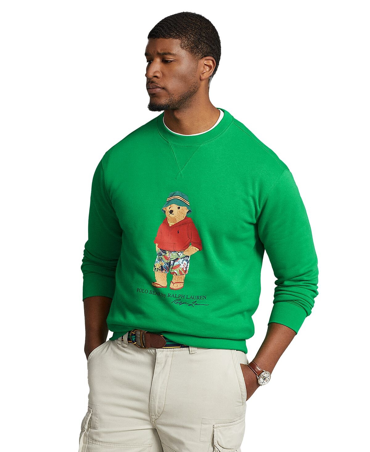 

Мужская флисовая толстовка-поло Bear Polo Ralph Lauren