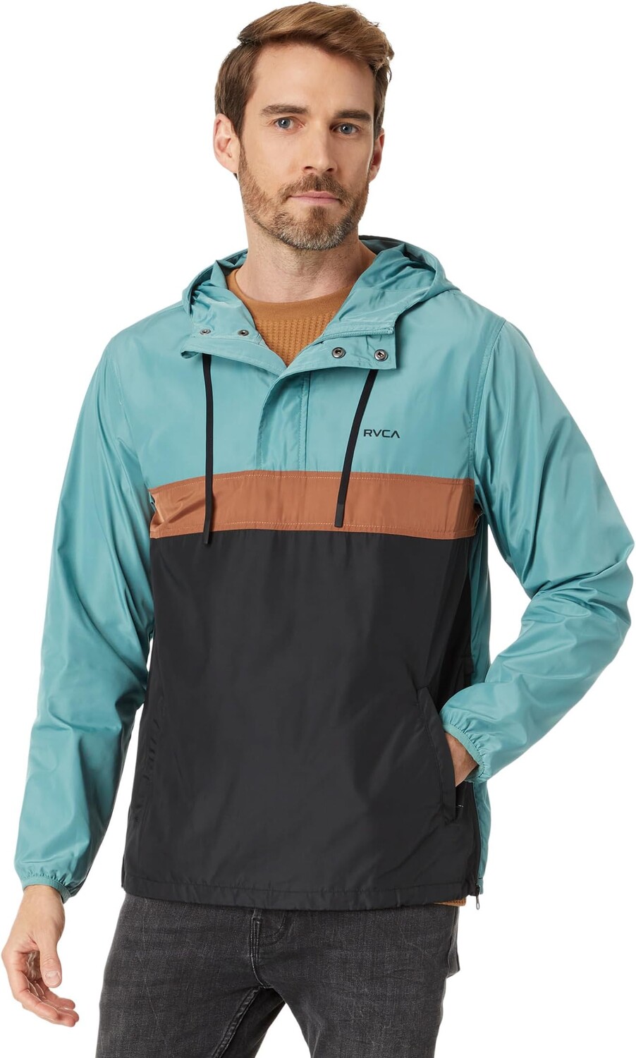 

Куртка Meyer Packable Anorak Jacket RVCA, цвет Evergreen