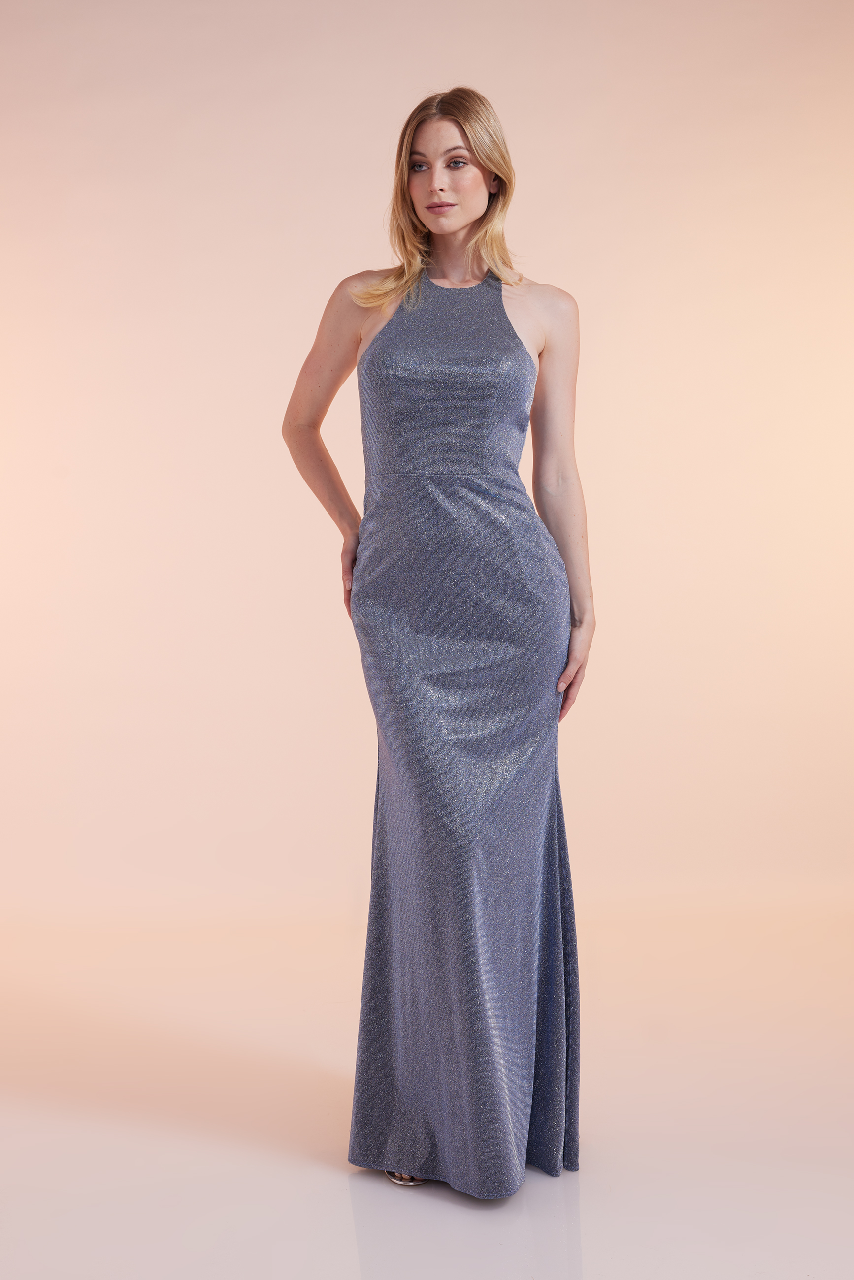 Платье Unique Glamourous Evening Dress, цвет Blue Silver