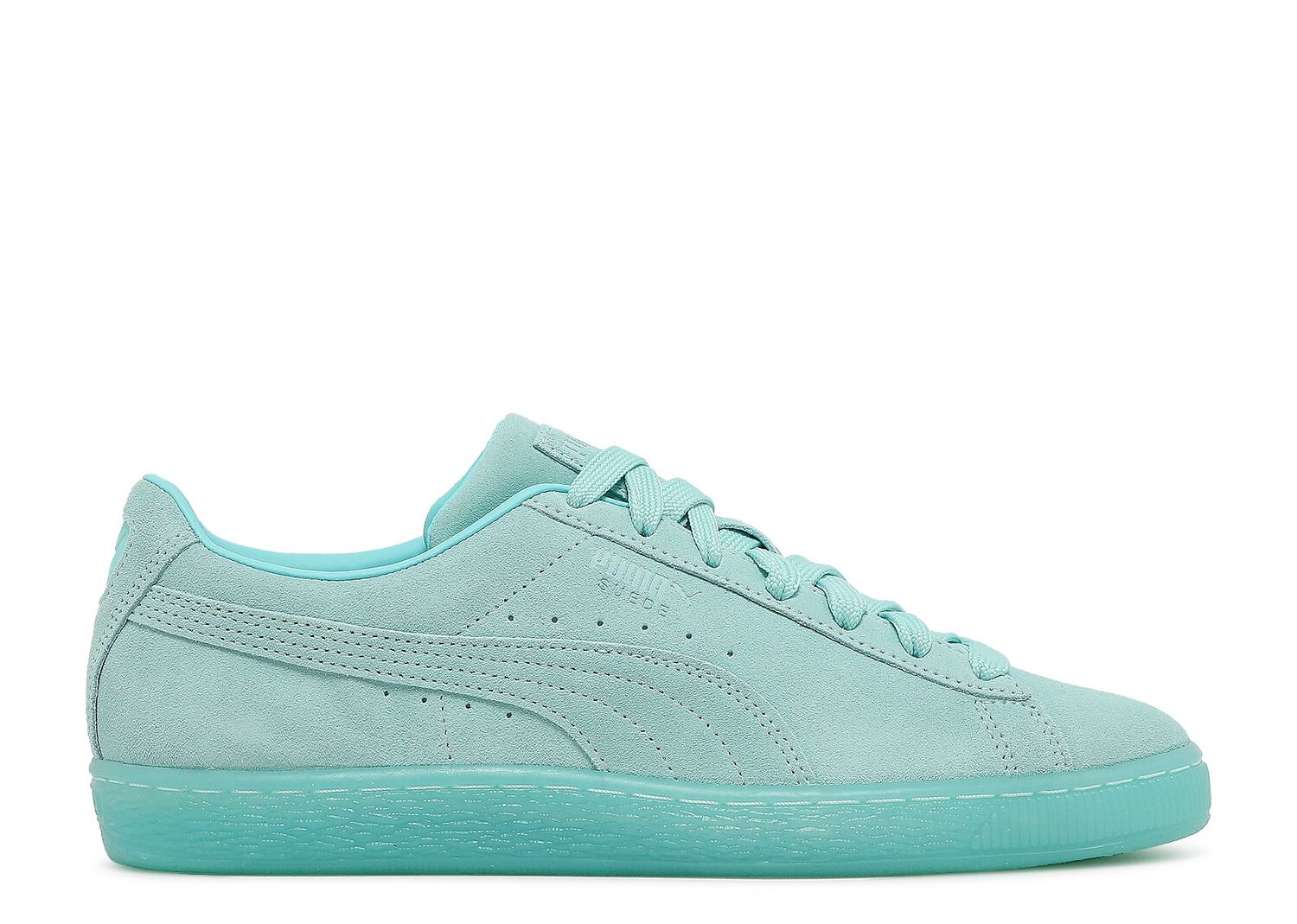 

Кроссовки Puma Suede Classic 'Mono Iced - Aruba Blue', синий