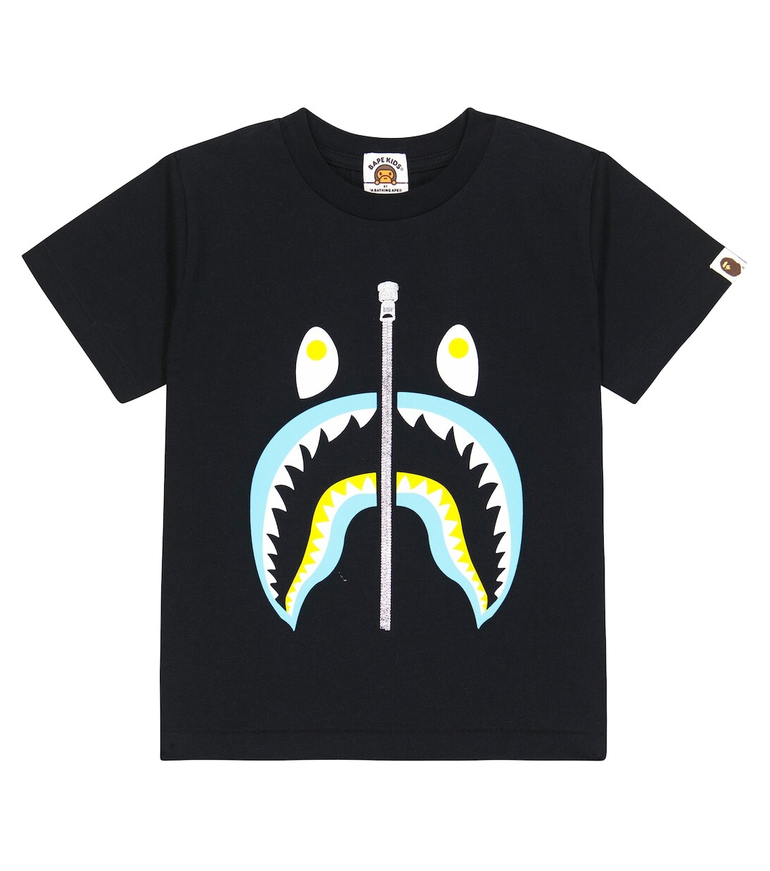 

Хлопковая футболка с принтом BAPE, разноцветный