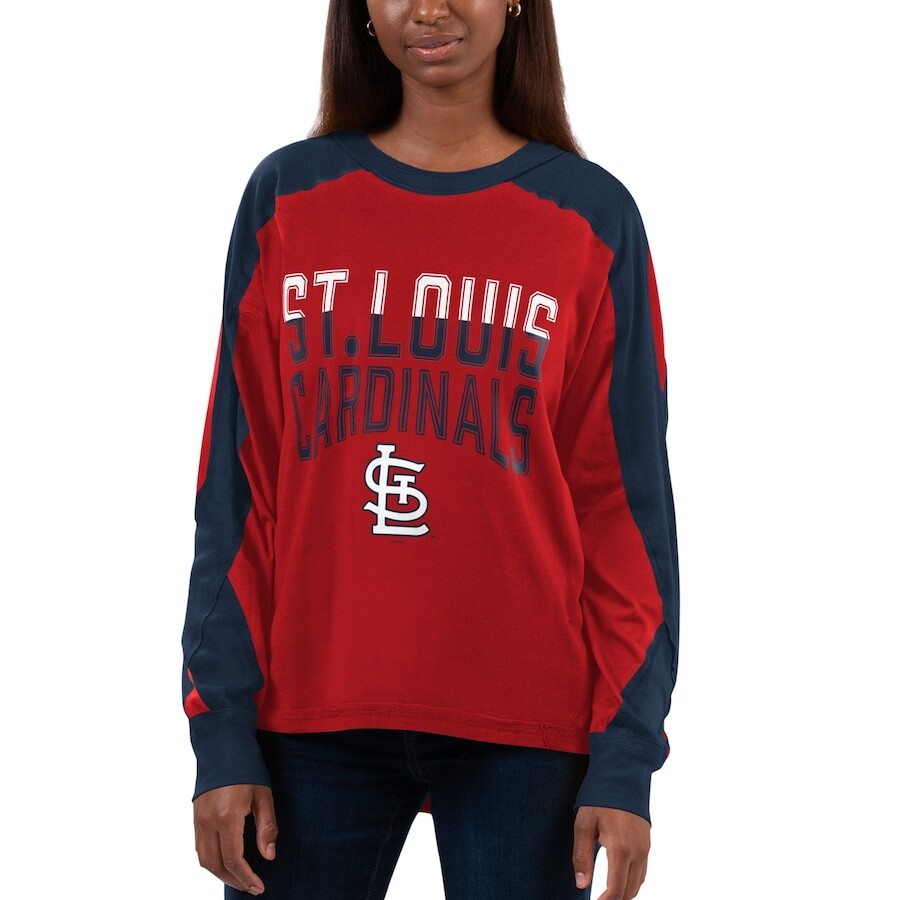 

Футболка с длинным рукавом G-III 4Her by Carl Banks St Louis Cardinals, красный