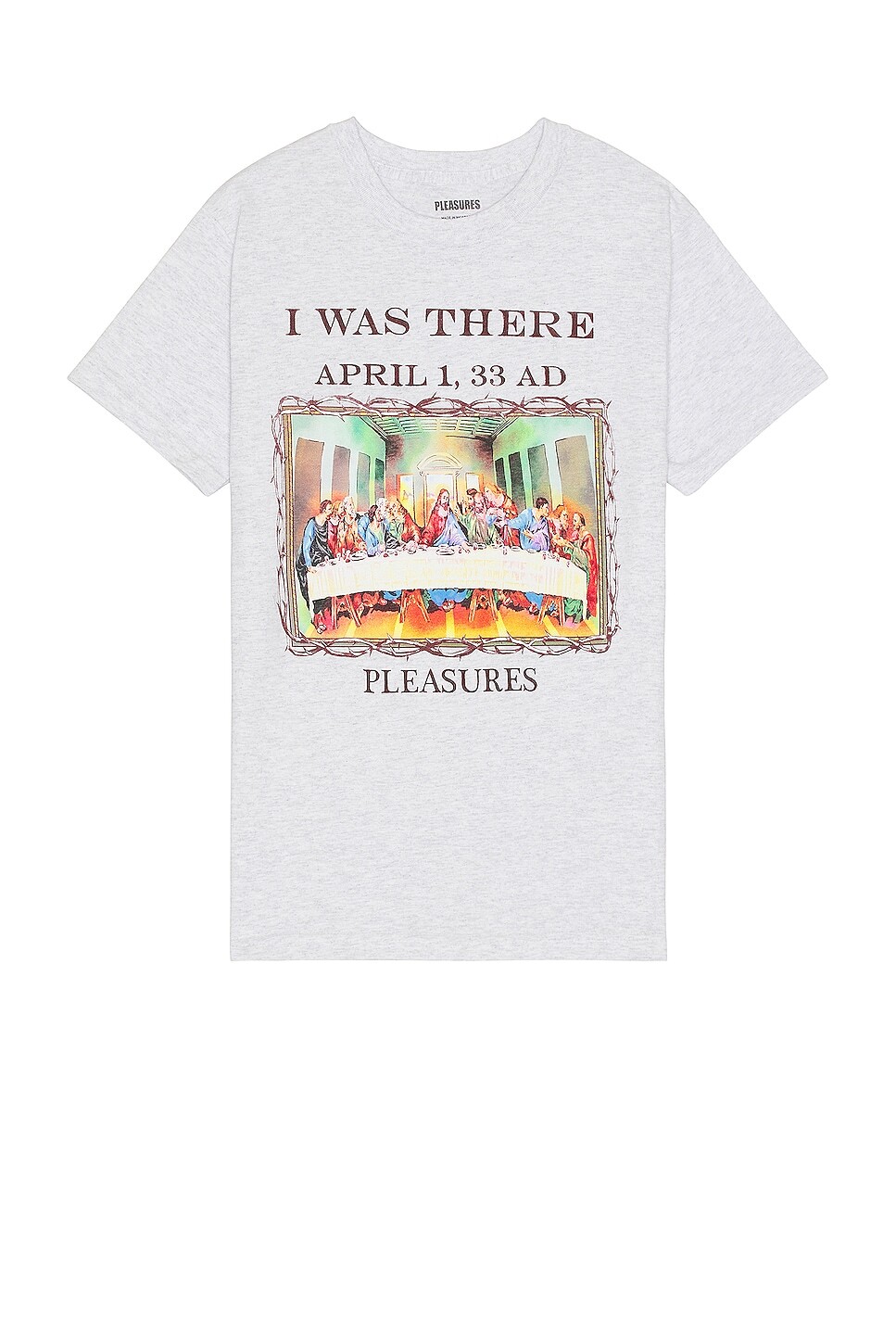 

Футболка Pleasures Supper T-shirt, цвет Ash Grey