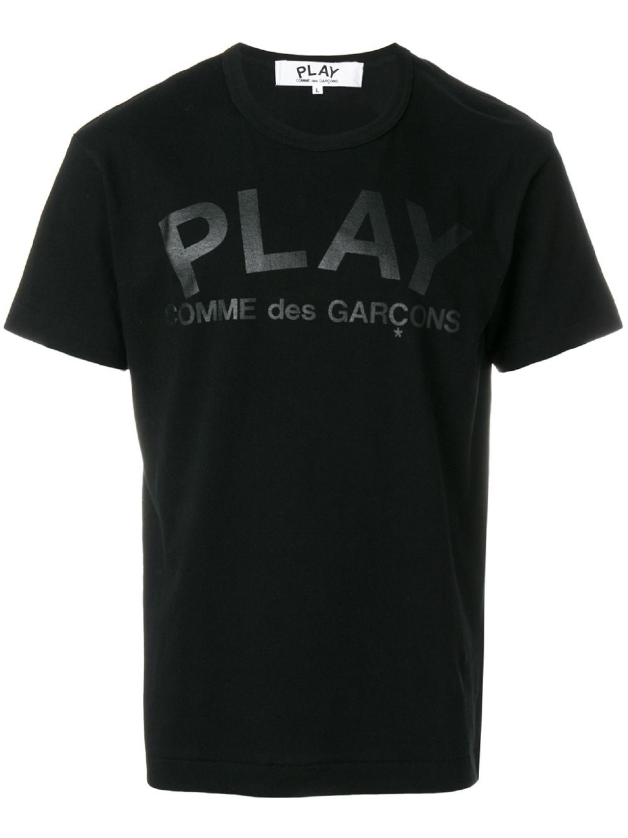 

Comme Des Garçons Play футболка с логотипом, черный