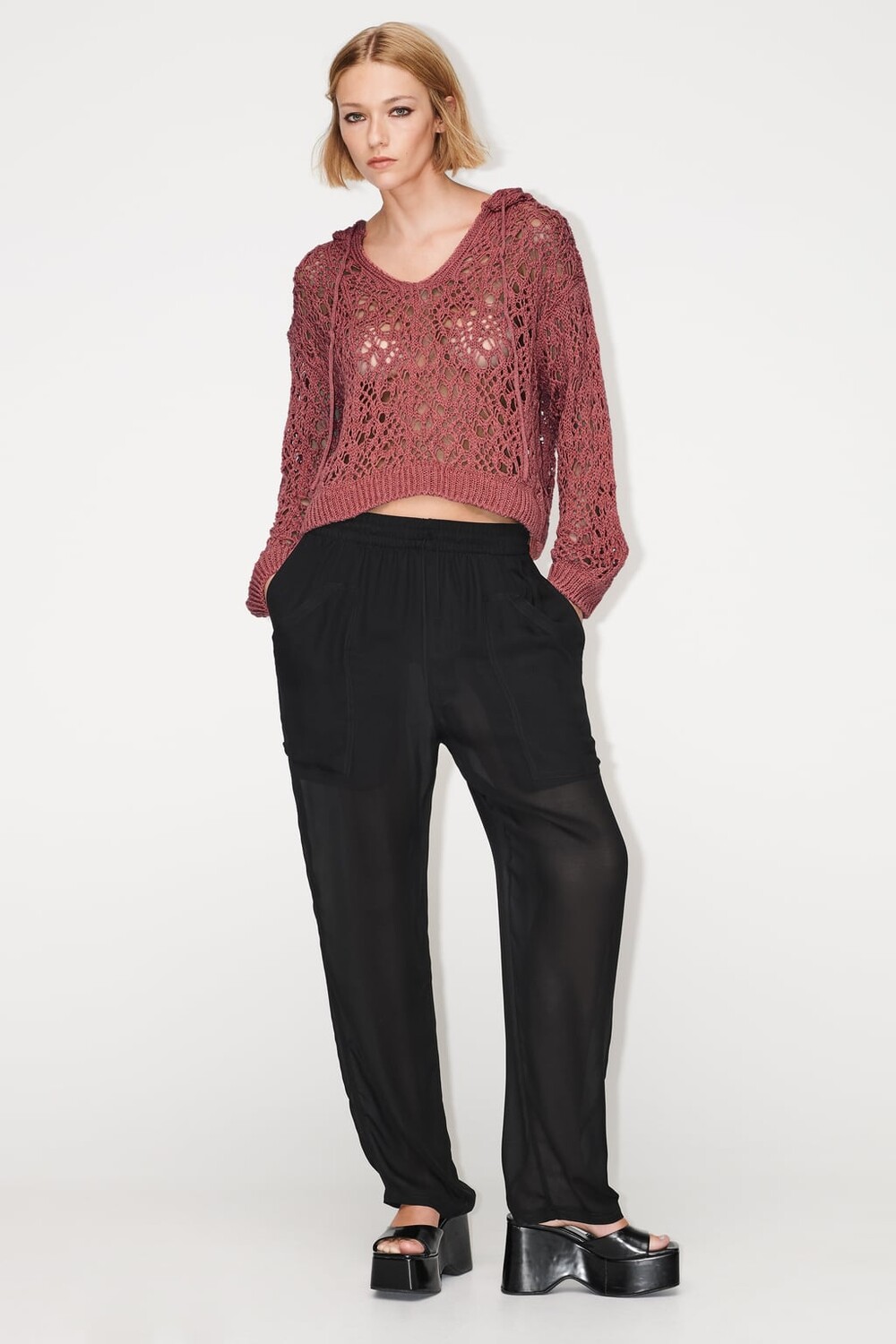 

Трикотажная худи ZARA