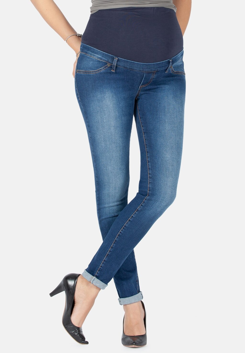 

Джинсы облегающего кроя MamaJeans