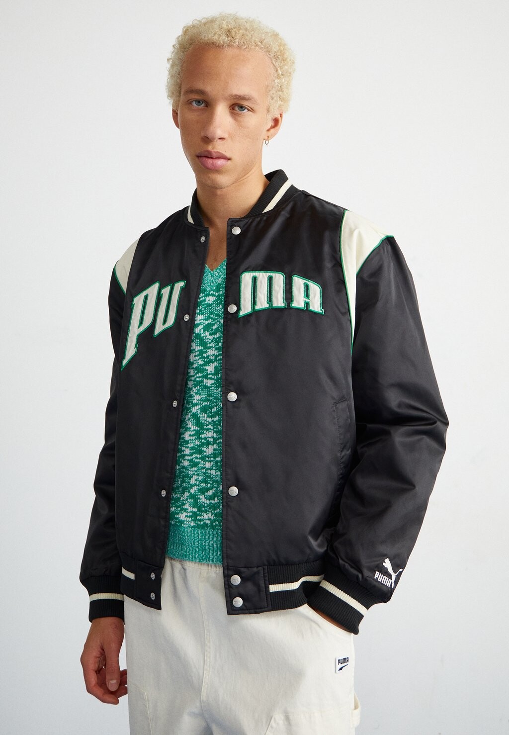 

Куртка-бомбер For The Fanbase Varsity Puma, черный
