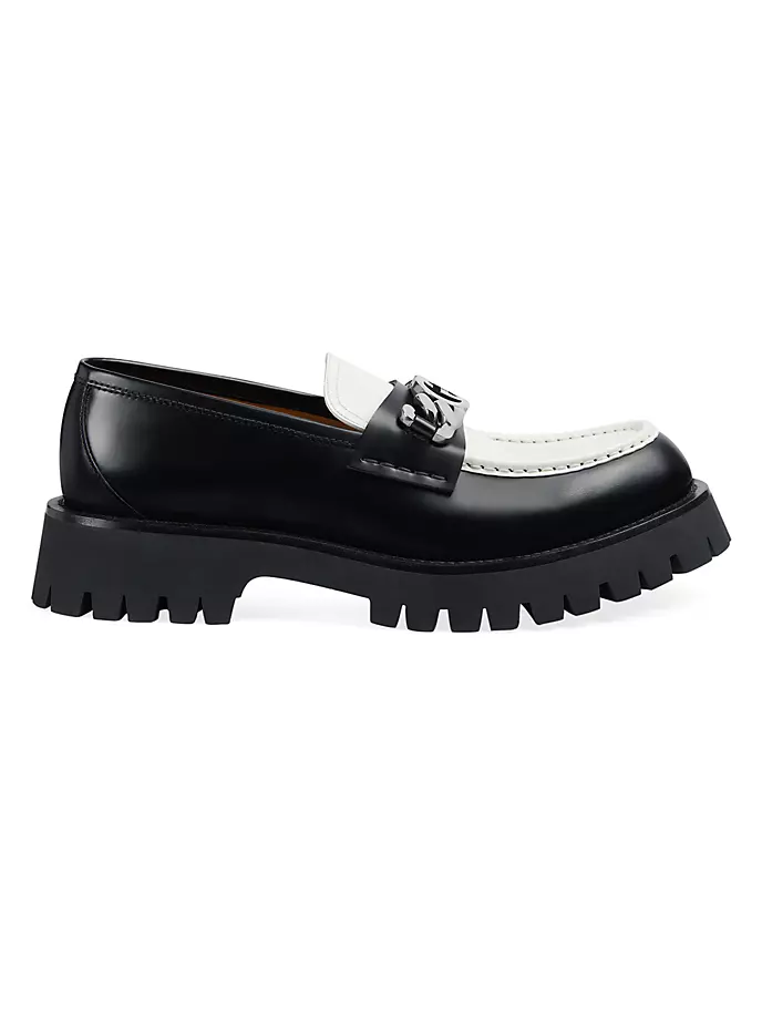 

Кожаные лоферы New Harald GG Gucci, черный
