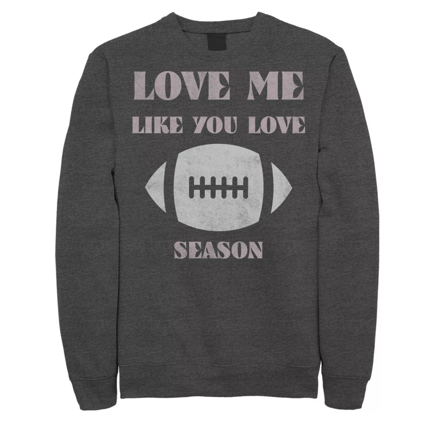 Мужской флисовый пуловер с рисунком Love Me Like You Love Football Season Licensed Character