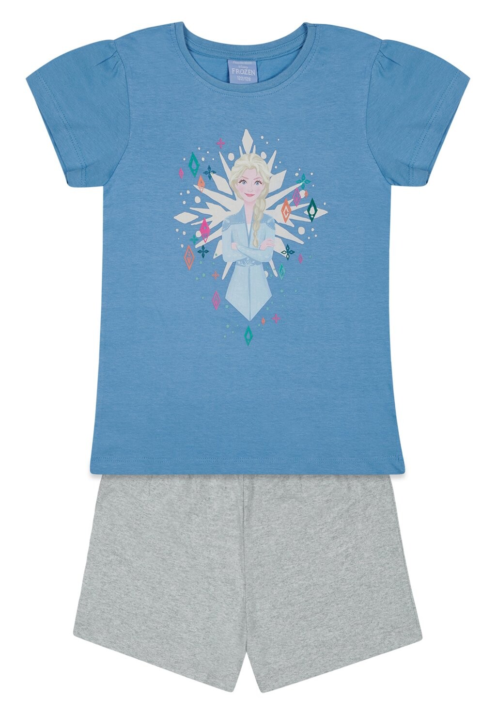 Комплект одежды для сна SHORT SLEEVE ANNA UND ELSA SET Disney FROZEN, цвет blue/lightgrey