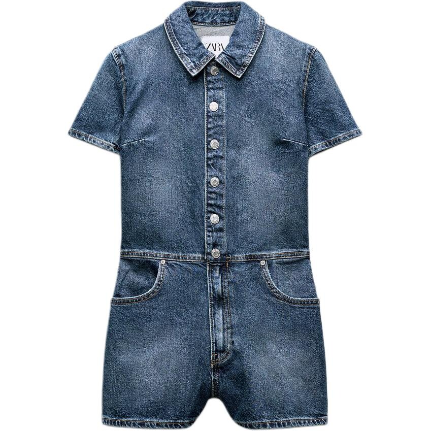 

Комбинезон женский синий Zara
