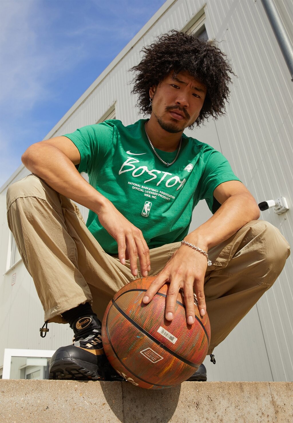 

Команда ФУТБОЛКА С ЛОГОТИПОМ BOS NBA BOSTON CELTICS Nike, клевер