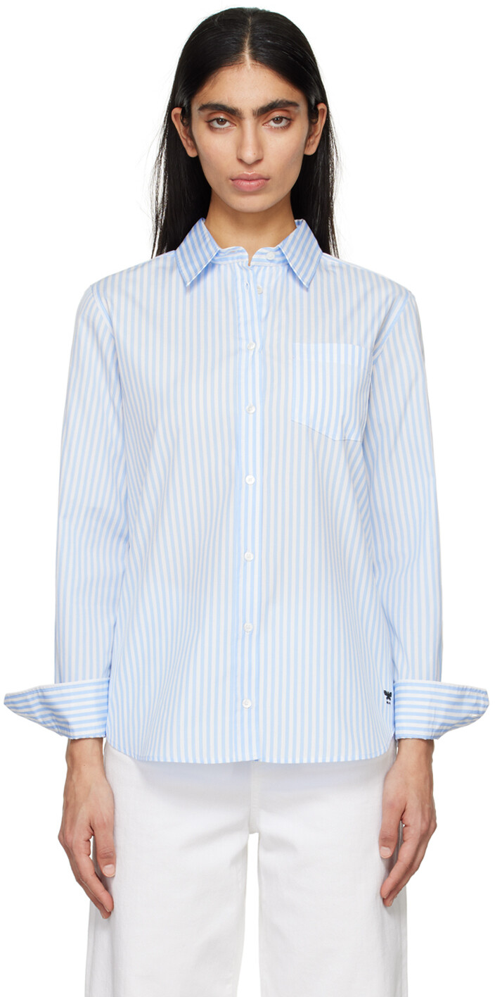 

Синяя рубашка Виглио Weekend Max Mara