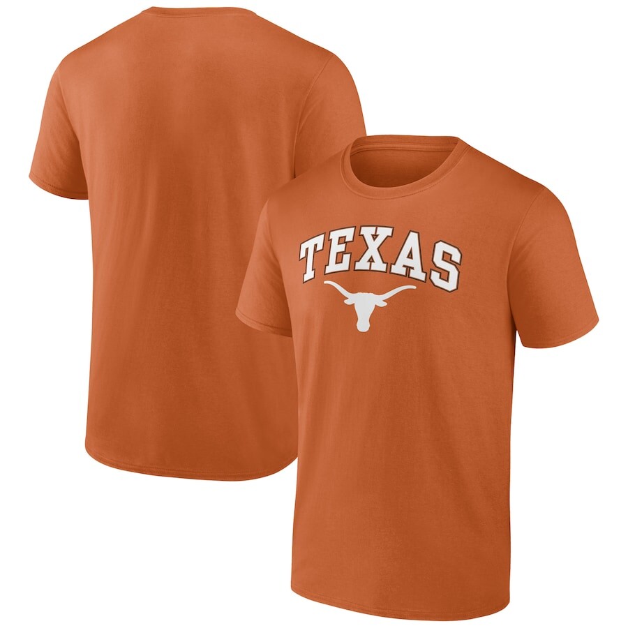 

Футболка с коротким рукавом Fanatics Branded Texas Longhorns, оранжевый