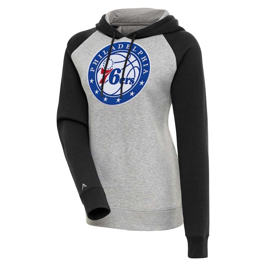 

Пуловер с капюшоном Antigua Philadelphia 76Ers, серый