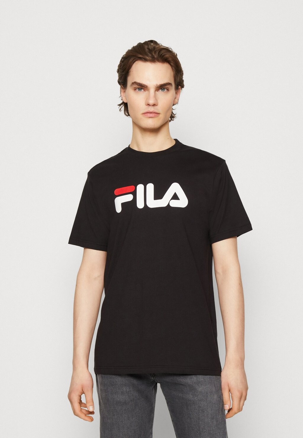 

Футболка с принтом Fila, черный