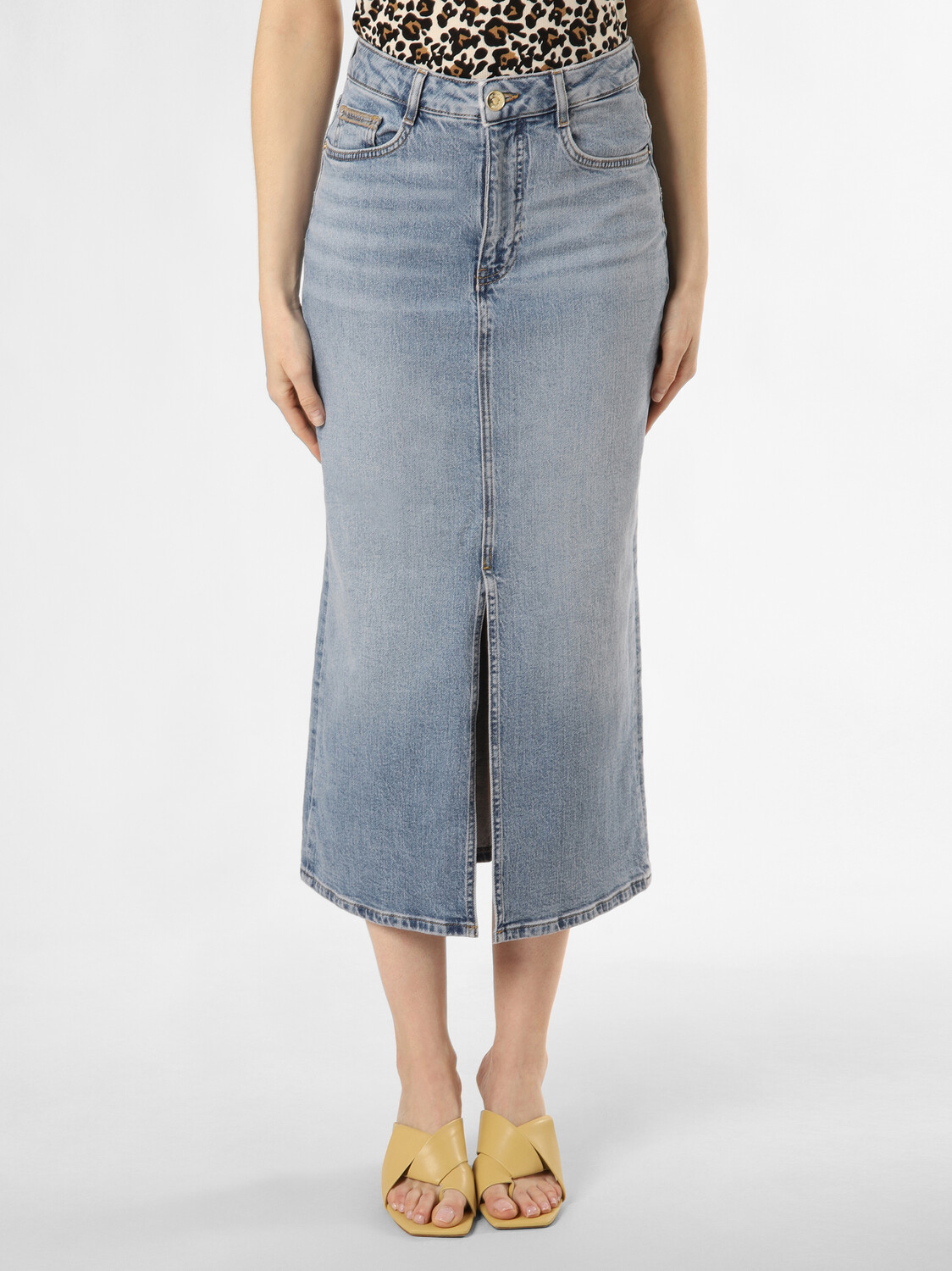 

Юбка до колена Mos Mosh Jeans MMMella, цвет light stone