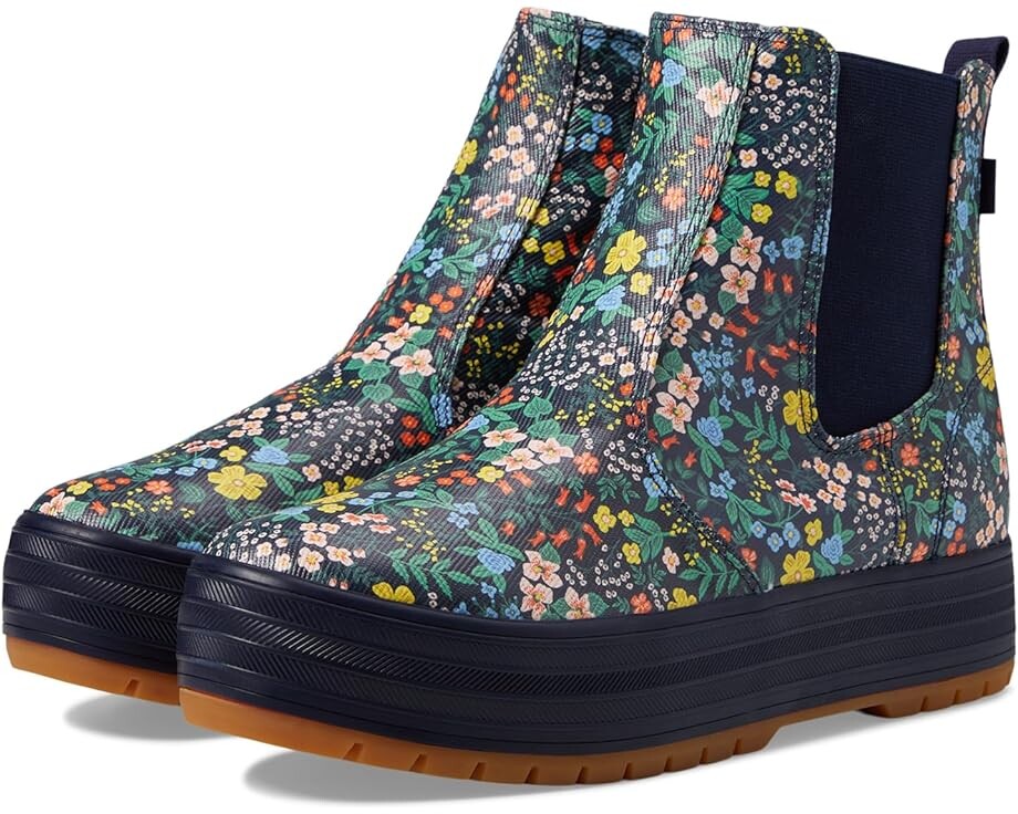 

Кроссовки Keds Keds X Rifle Paper The Platform Chelsea Lug Mayfair, темно-синий