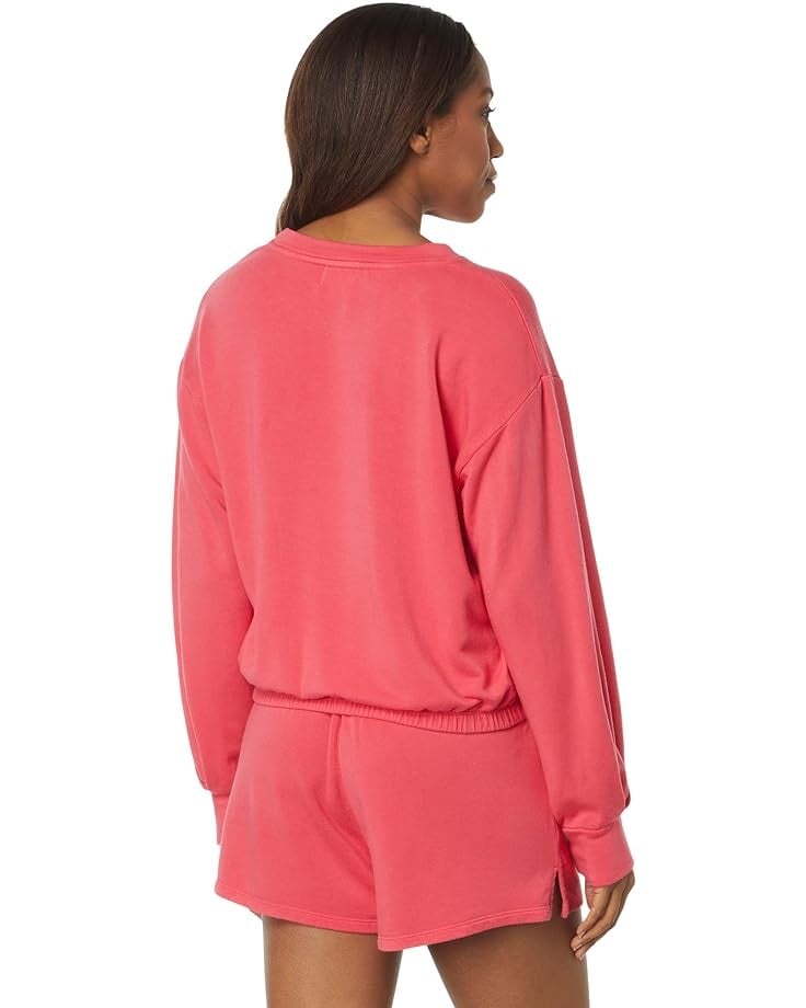 цена Толстовка SUNDRY Pleat Sleeve Sweatshirt, цвет Poppy