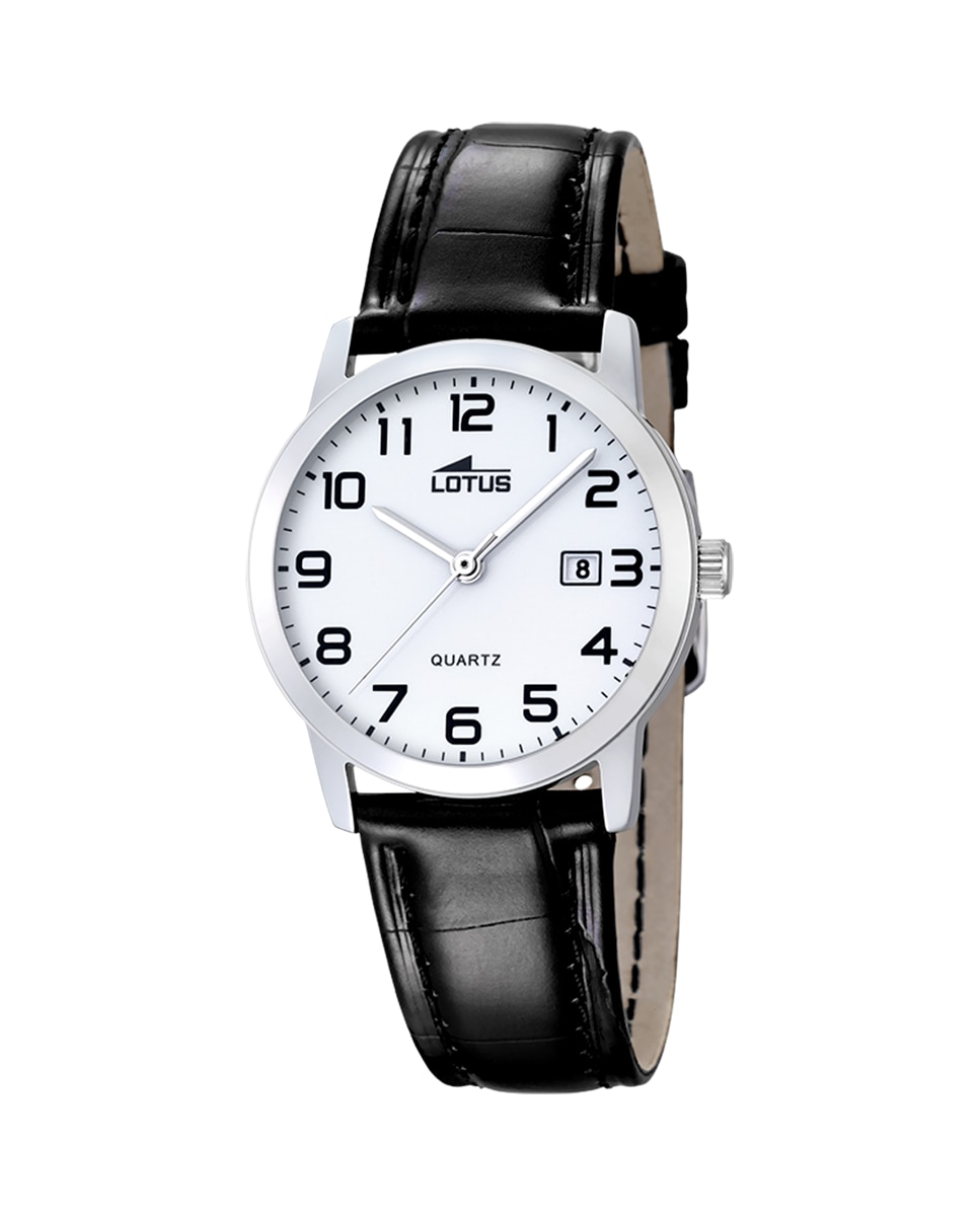 Женские часы 18240/1 Классический черный кожаный ремешок LOTUS, черный женские часы с лакированным кожаным ремешком kendall