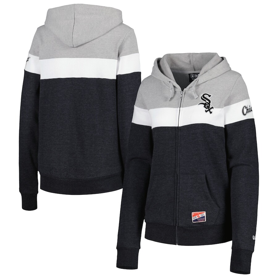 

Толстовка на молнии New Era Chicago White Sox, черный