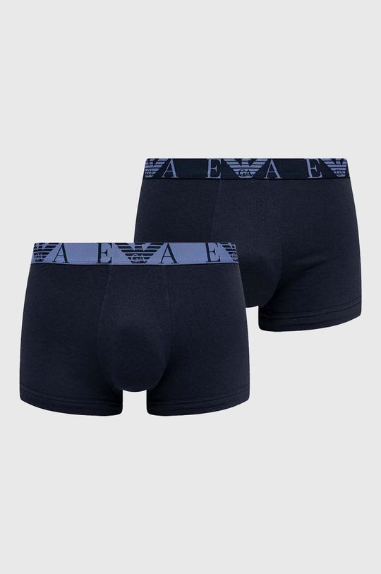 3 упаковки боксеров Emporio Armani Underwear, темно-синий боксеры с логотипом на талии emporio armani underwear синий