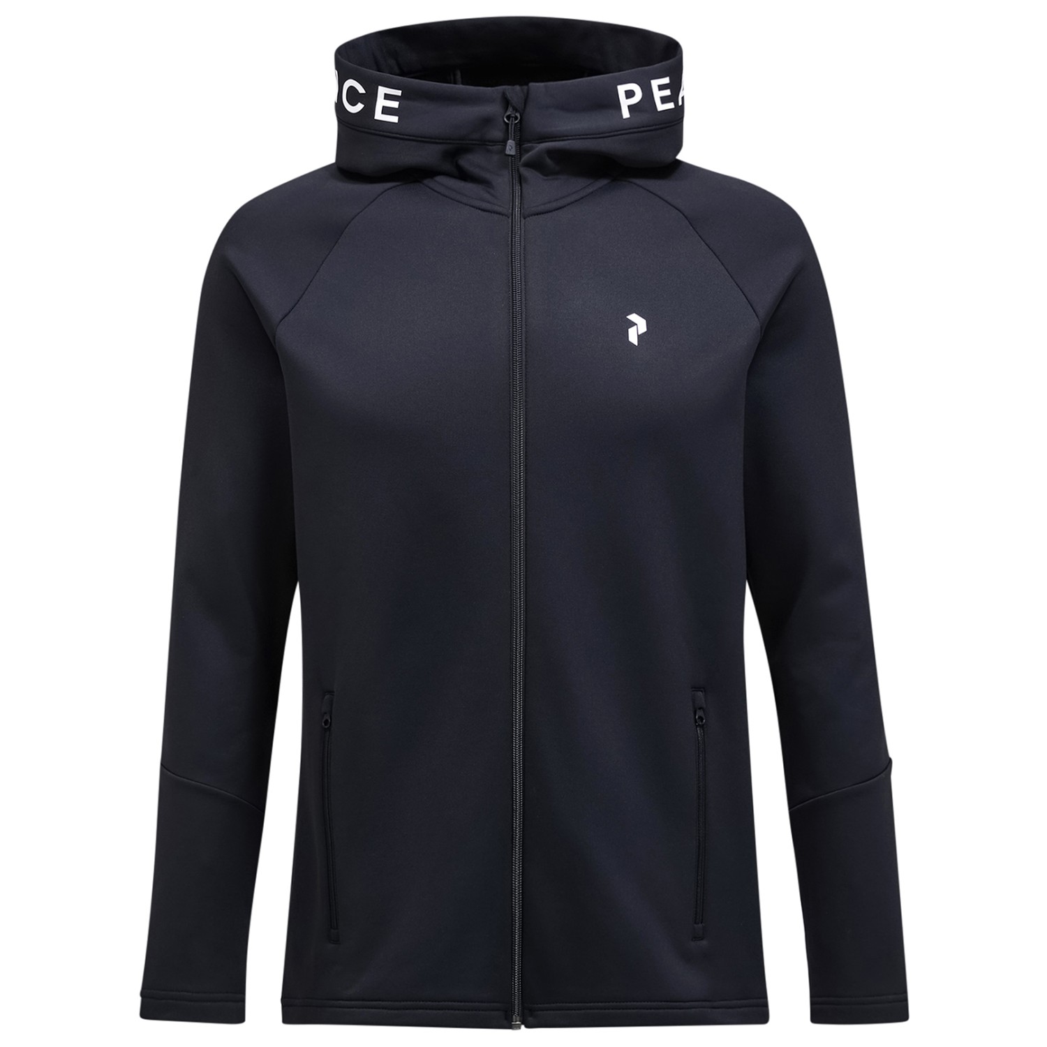 Флисовая жилетка Peak Performance Rider Zip Hood, черный куртка peak размер xs черный