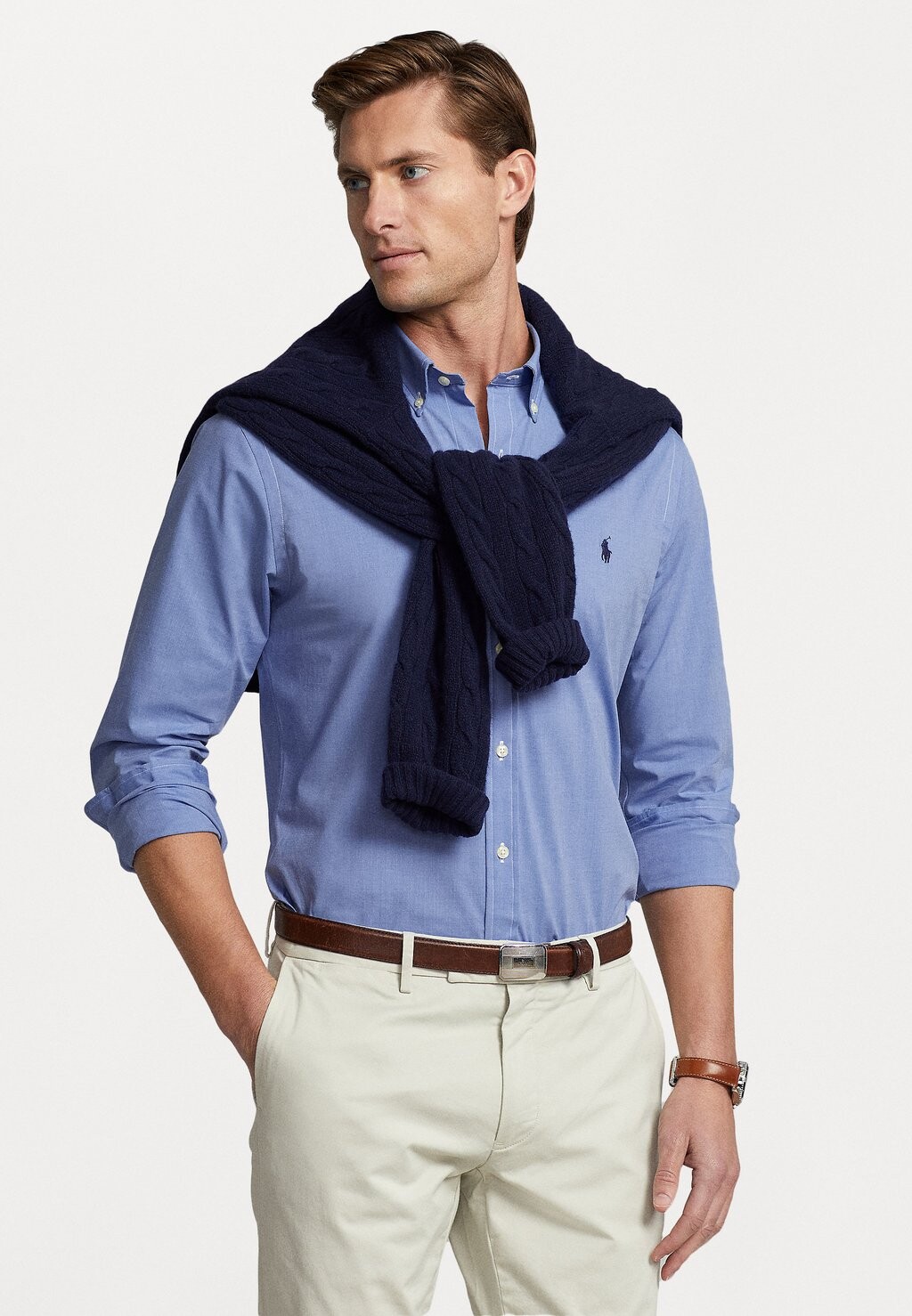 

Рубашка Polo Ralph Lauren, синяя
