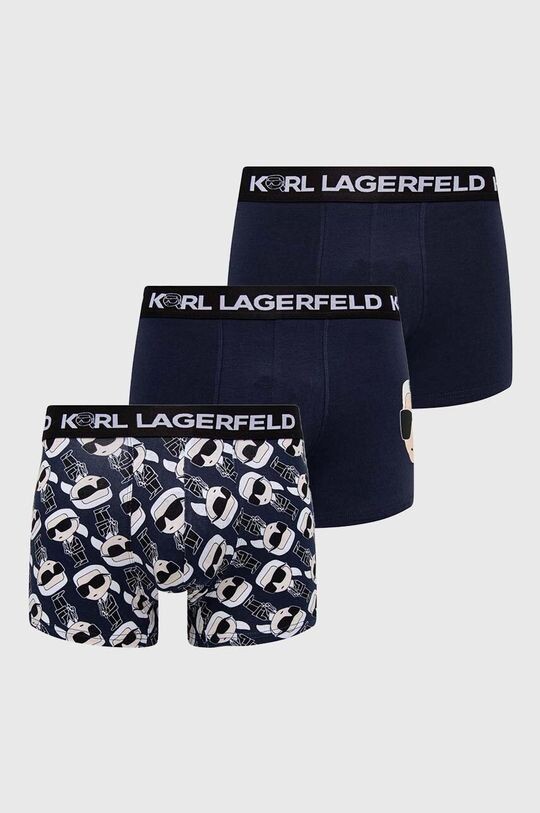 

Комплект из трех боксеров Karl Lagerfeld, темно-синий